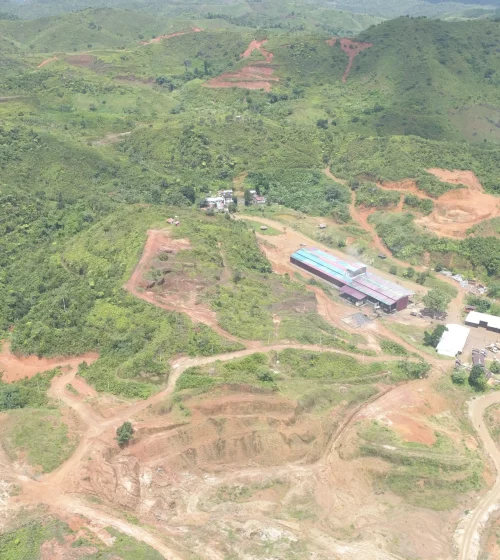 Aerial view of Sahamamy Plant